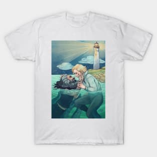 The Lighthouse and the Kraken T-Shirt